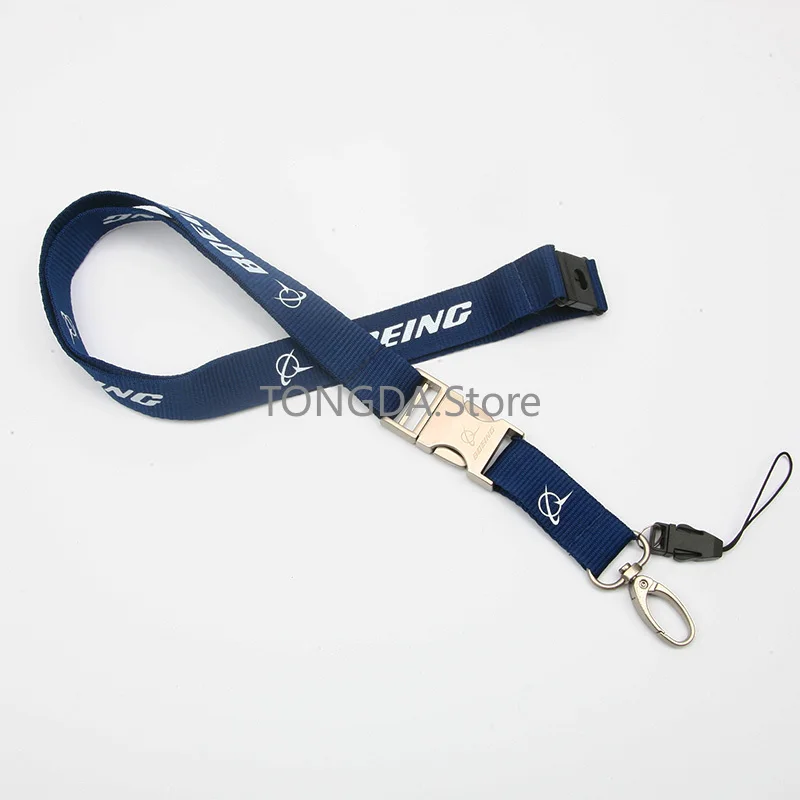 Boeing metal buckle hanging rope easy to pull buckle wide version work ID card set crew chest card boarding pass