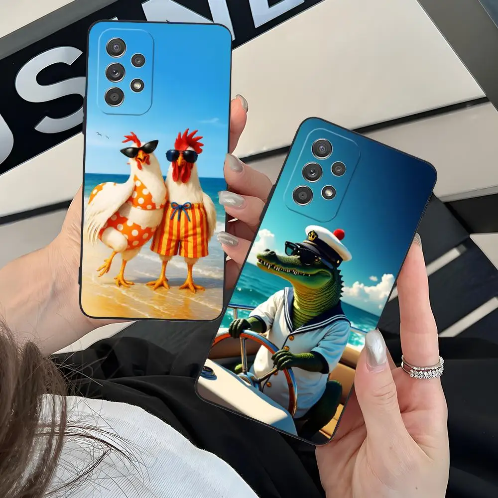 Animals Italian Brainrot Phone Case for Samsung Galaxy M55 54 42 35 34 33 32 23 22 15 14 13 12 F55 5G Colour Protective Pretty