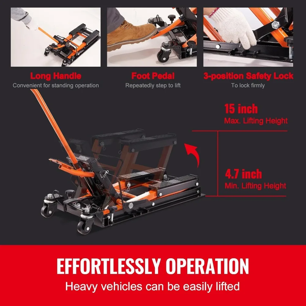 مضخة رفع سريعة بمكبس مزدوج منخفض المستوى لرافعة السيارة الهيدروليكية لصيانة وإصلاح المركبات #5