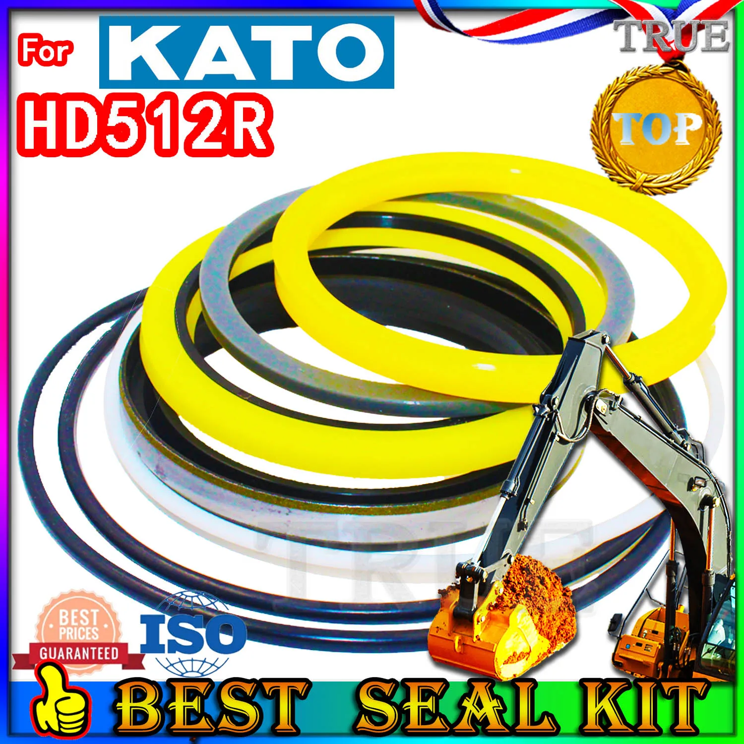 For KATO HD512R Oil Seal Repair Kit Boom Arm Bucket Excavator Hydraulic Cylinder Main Factory Direct Sales wholesale Wheel Blade