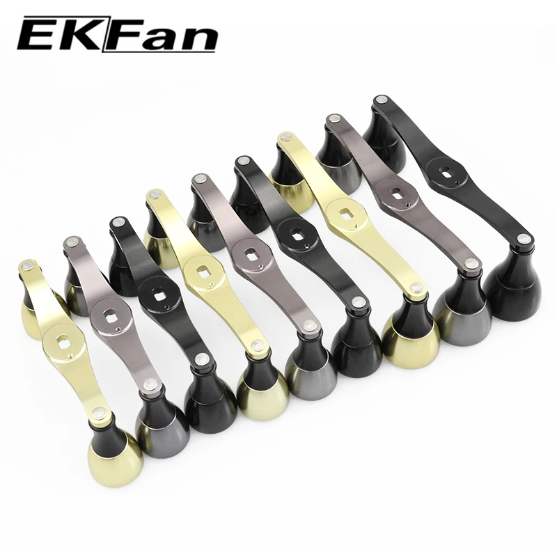 EKFan 105/120/130MM Baitcasting-Angelrollengriff für A/S/D 7*4/8*5mm Loch Aluminiumlegierung Trommelrollengriff Köderrollengriff – Detail 10