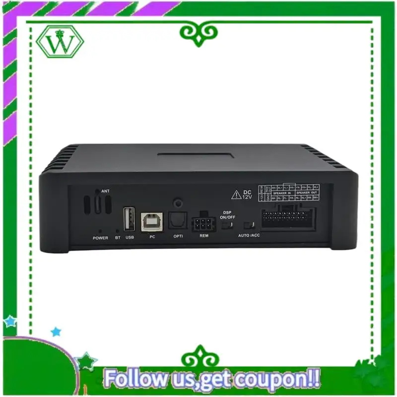 Reliable-31 Band EQ Dsp Audio Processor 4-Input 6-Output Car DSP Amplifier 6 Channels Class AB Car Audio Modification Amp