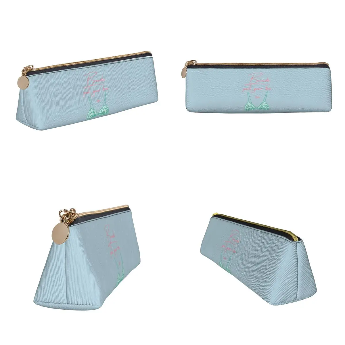 Brenda Put Your Bra On Pencil Case Pen Holder Storage Stationery Supplies Pen Box Pencil Bag for Studen Gifts