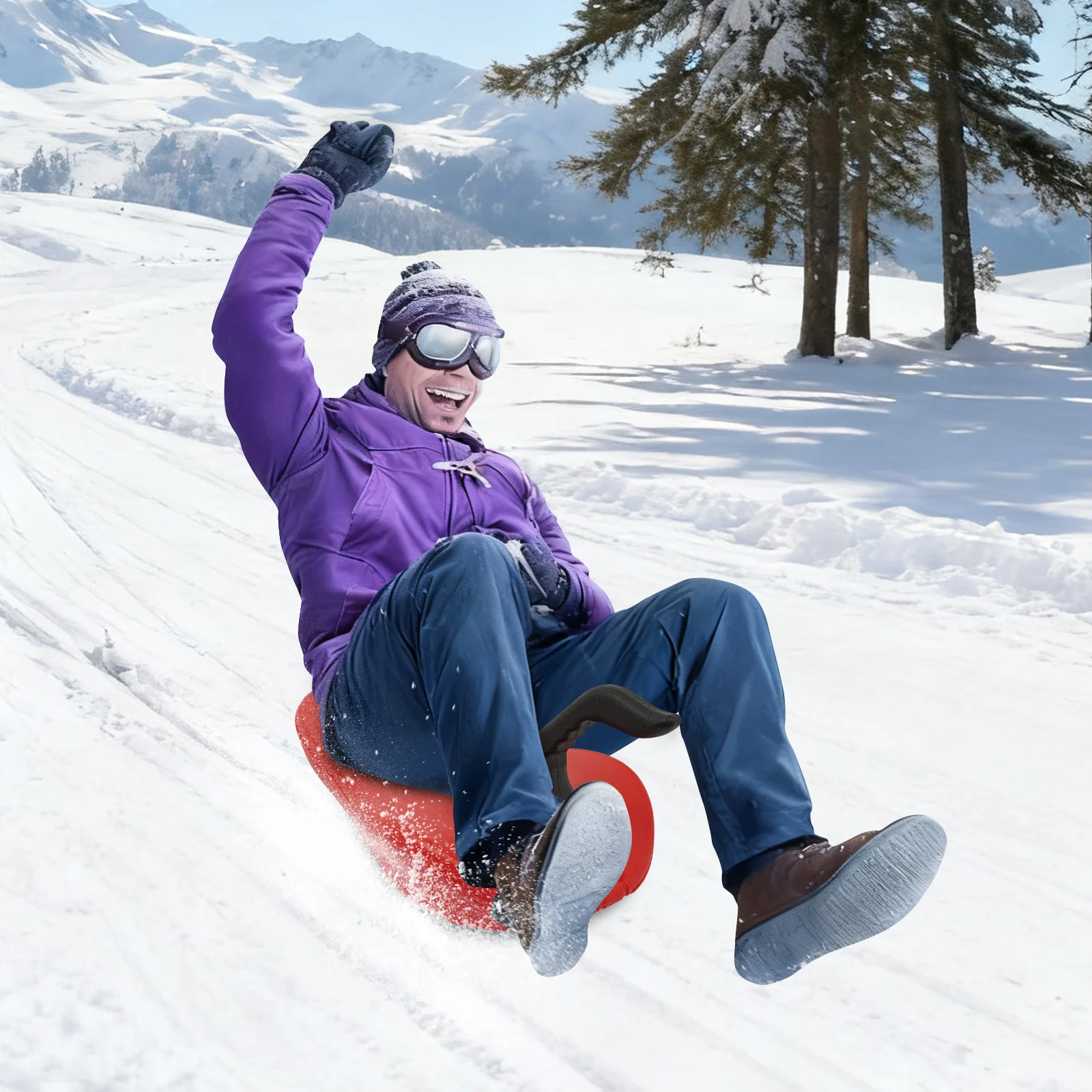 

Многофункциональная уличная скользящая доска для катания по снегу, траве и песку, отлично подходит для семейного отдыха и занятий с детьми.