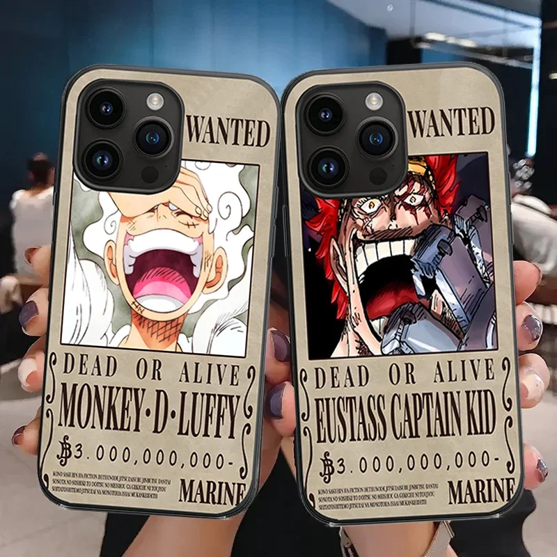 Anime ONE PIECE Eustass Kid/Luffy/Trafalgar D. Water Law 3D Phone Case for iPhone,SAMSUNG,,Xiaomi/Redmi,ect. Phone Cover Gift