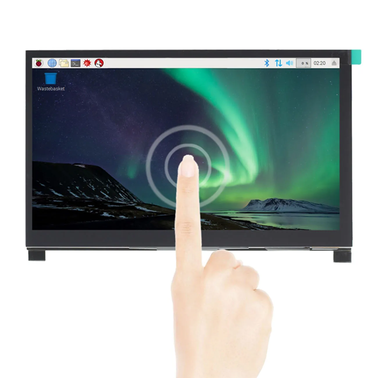 

7 Inch Full View LCD IPS Touch Screen for Raspberry Pi HD HDMI Display Capacitive Monitor 5-Point Touch Control