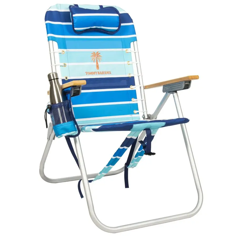 

HiBoy 17 Seat Height 4Position LaceUp Suspension Folding Beach Backpack Chair