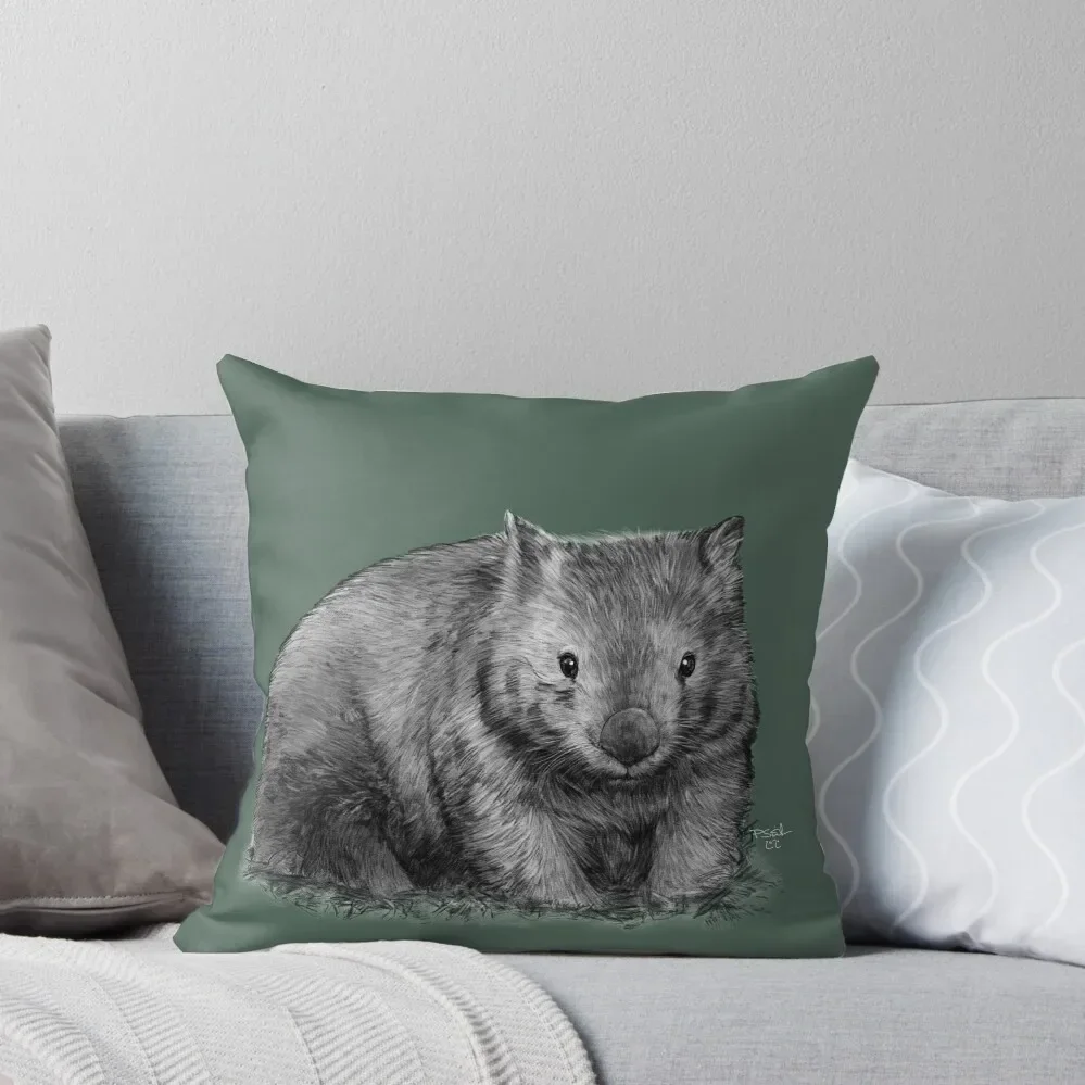 Wombat Throw Pillow Christmas Covers home decor items Bed pillowcases Pillow