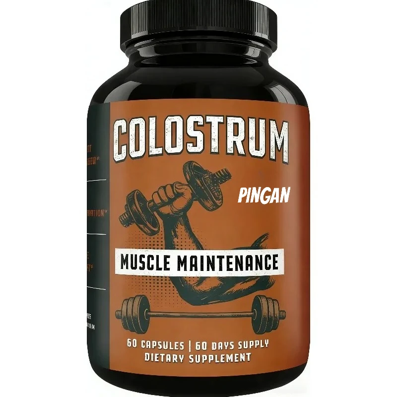 Cow Colostrum Capsules Containing Immunoglobulin for Intestinal, Joint, Immune, and Bone Health Support -60 Capsules