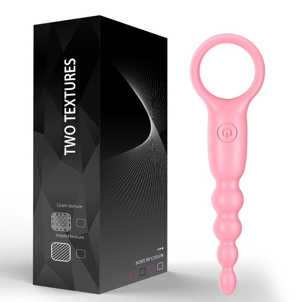 Vibrating Anal Beads Butt Plug Anal Plug Prostate Massager Anal G Spot Vibrator Anal Toy Adult Sex Toy for Men Women Couples