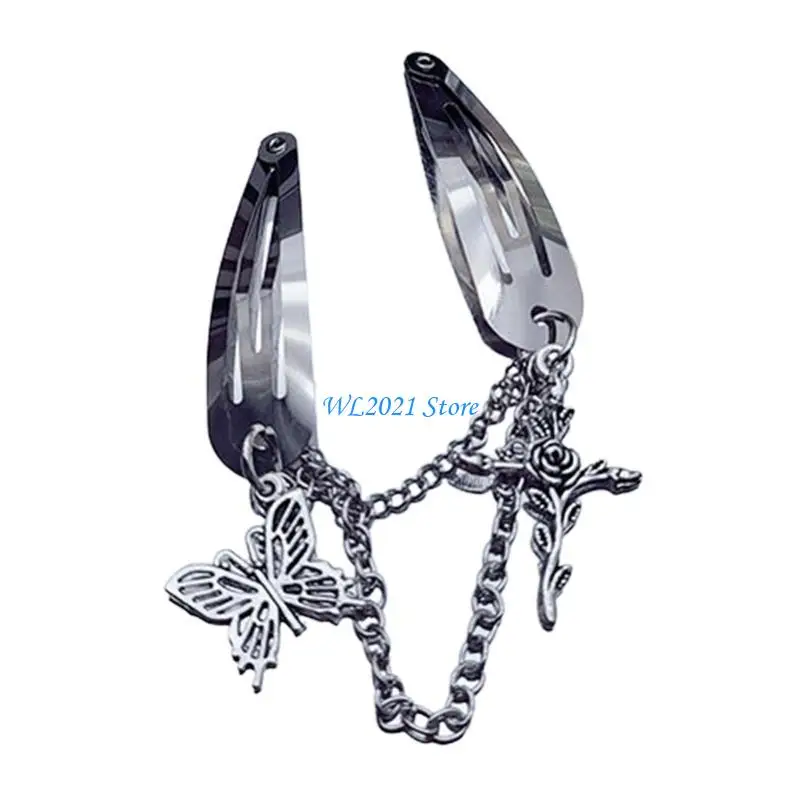 g5gc-Корейский-y2k-star-clip-clip-tassels-hairpin-sweet-cool