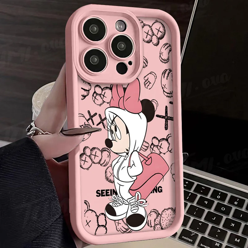 Disney Mickey Minnie Mouse Case for Xiaomi POCO X6 X5 X4 GT F3 F4 F5 M6 Pro X3 NFC Mi 13T 12T 11T 13 12 11 Lite 5G NE Soft Cover