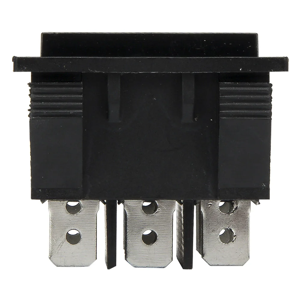 KCD7-303 Melubangi 28X31 Mm 9 Pin On-Off-On Perahu Rocker Switch Saklar Daya