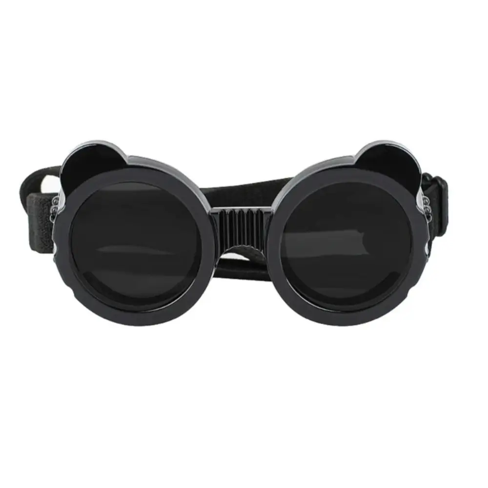 Dog Eye Wear Anti UV Pet Goggles Adjustable Cool Cat Dog Glasses Windproof Rope Round Dog Sun Eyewears Outdoor