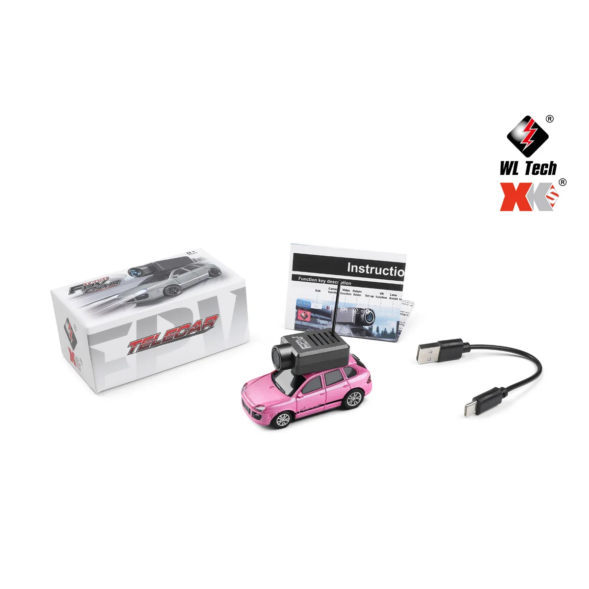 Wltoys 6401/6401-C 1/64 FPV First Person View mini RC Car 2.4GHz With a gyroscope with 720P Camera Racing Toy for Kids Gift
