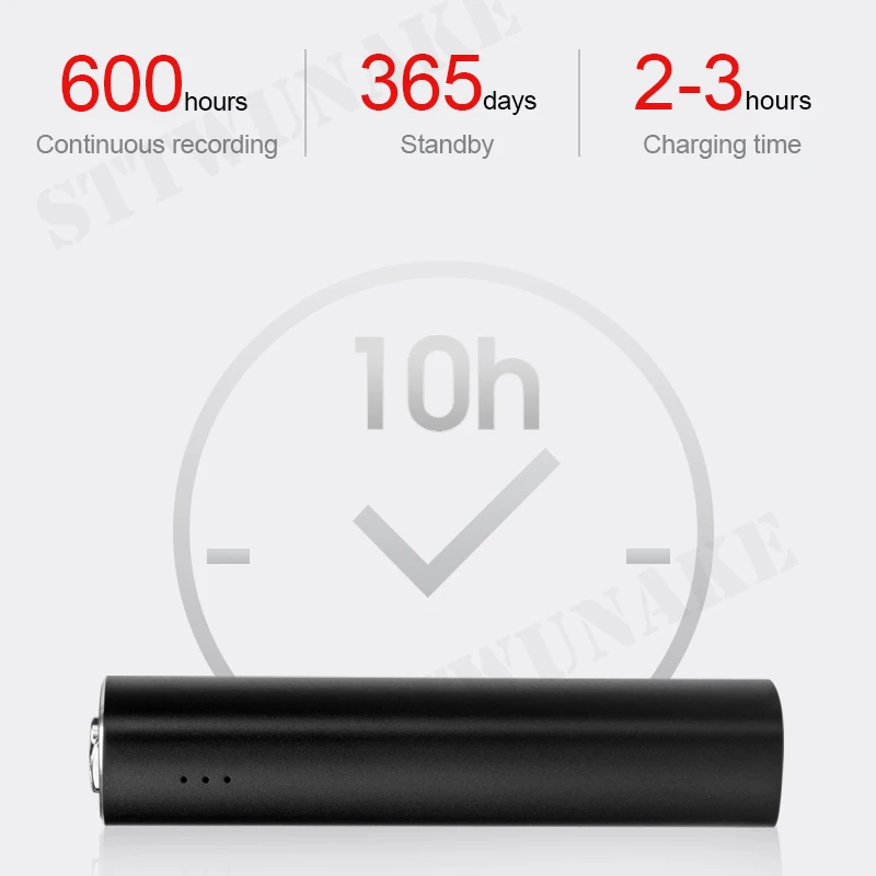 

600 Hours Time Mini Voice Activated Recorder Built-in Magnet Small Digital Audio Recording Device Sound Dictaphone STTWUNAKE