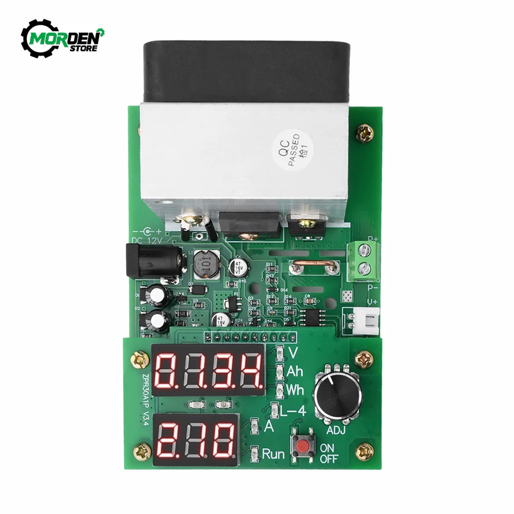Imagem -04 - Bateria de Descarga de Carga Eletrônica Atual Constante Capacidade Tester Ferramenta Eletricista 9.99a 60w 30v