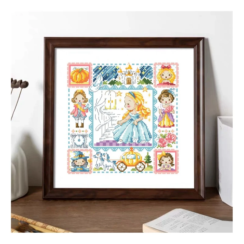 

Cross-stitch set Snow White SODA series Home hand-embroidery material pack to kill time when bored