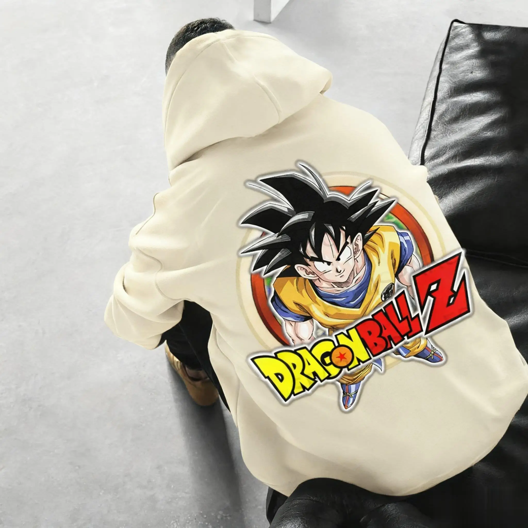 

Осень-зима флисовая толстовка с капюшоном в стиле японского аниме Dragon Ball для мужчин и женщин, свободная толстовка унисекс, осенняя теплая повседневная уличная одежда