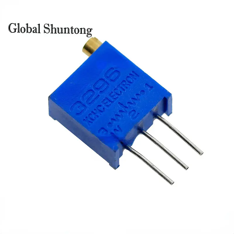 

20PCS 3296W-501 Adjustable Precision Multi Turn Potentiometer Resistor 500R 500 Ohm Top W501