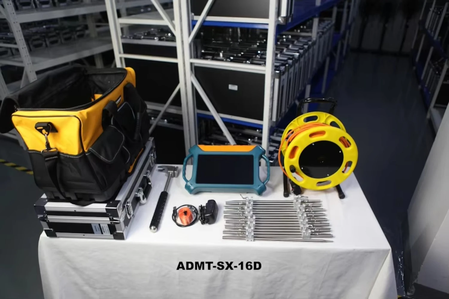 Groundwater detector ADMT-300SX-16D, Max Depth 300m,Supports 14-point Measurement, 10-inch Screen, Real-time Auto Imaging