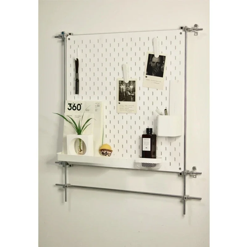 Acrylic optical axis hole board rack, housekeeping cabinet storage desk board