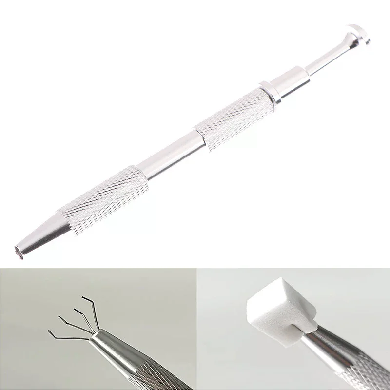 4 Claws Beads Holder Pick-up Tool Diamond Gems Prong Holder Tweezer Catcher Grabber High Precision Body Tattoo Piercing Tool