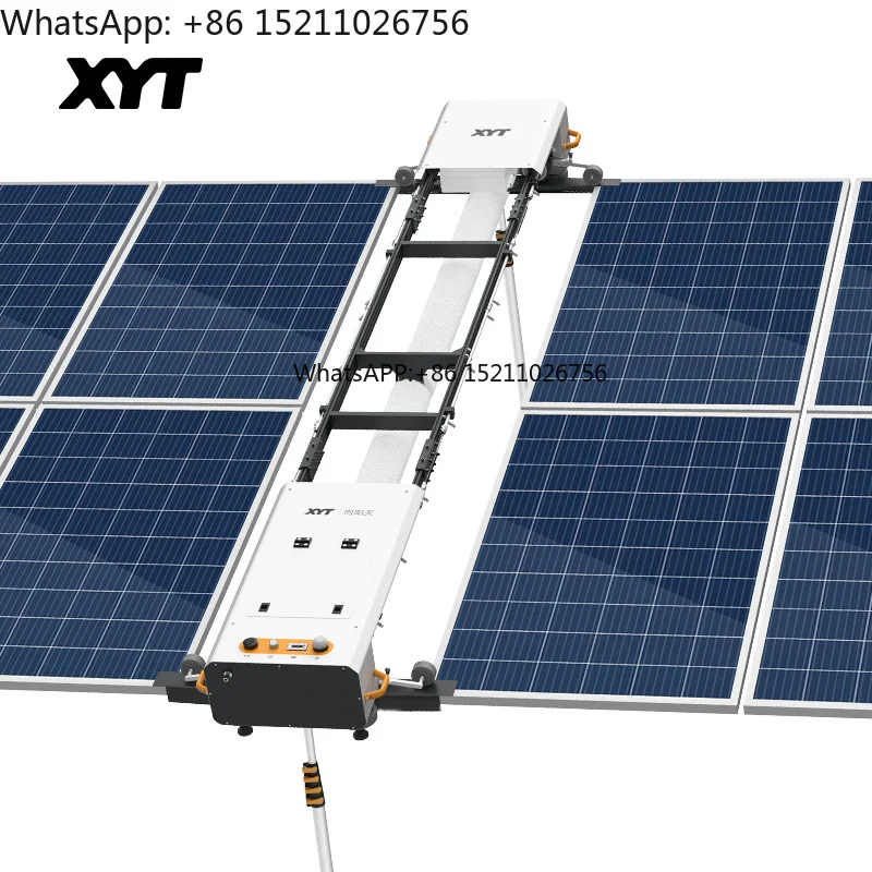 Solar Panel Cleaning Robot Remote Machine Commercial Use with High Climbing Angle 45 Degrees X6