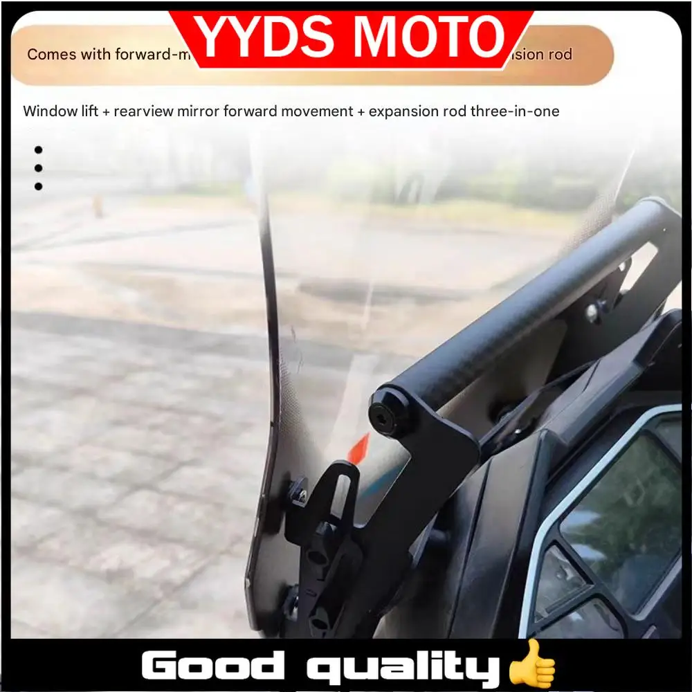 

Suitable for VOGE SR150GT windshield, front windshield lift, rearview mirror forward movement accessories, air deflector.