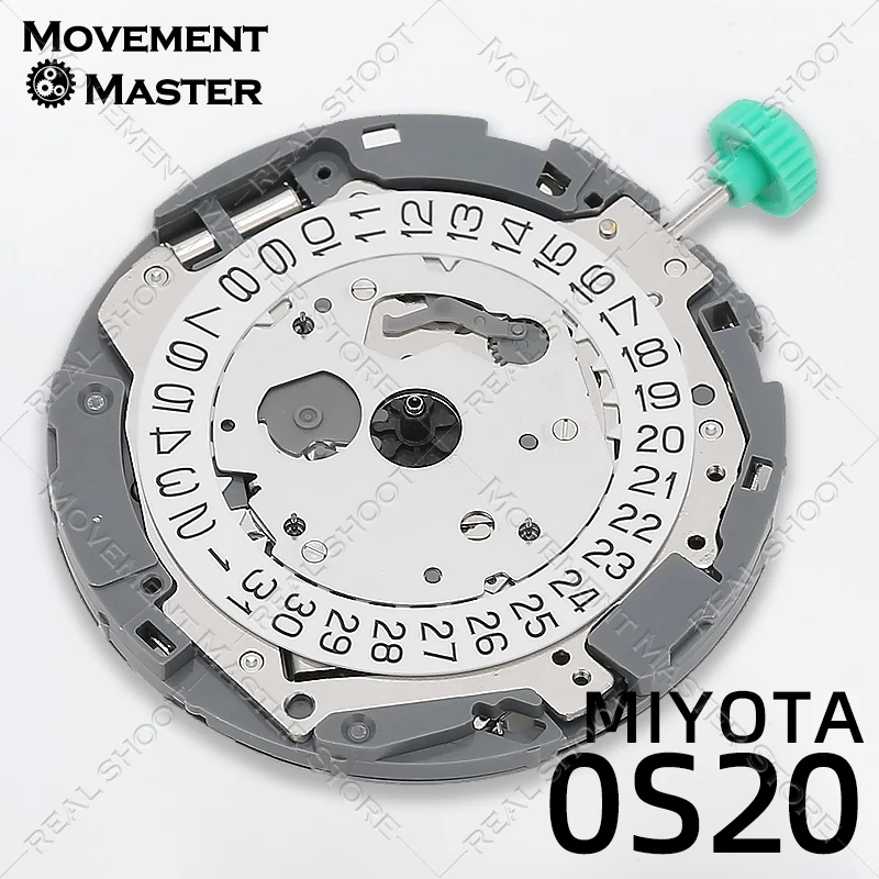 Japan Miyota OS20 0S20 Quartz Movement Chronograph Small Seconds 3-6-9 Layout Calendar Position Repair Watch Accessories