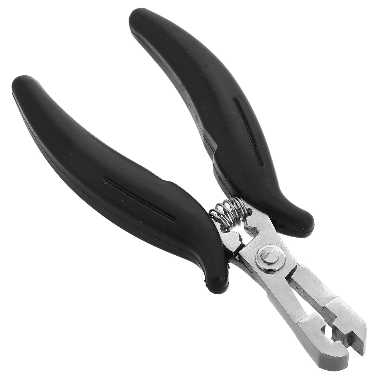 Professional Hair Extension Removal Clamp Pliers for Micro Ring Beads Seamless Glue Free Damage Free Salon Use Black Metal Tool