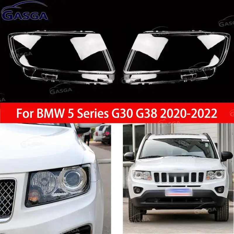 

For Jeep Compass 2011-2016 Headlamp Shell Transparent Lamp Shade Lens Front Headlight Cover Lampshade Plexiglass