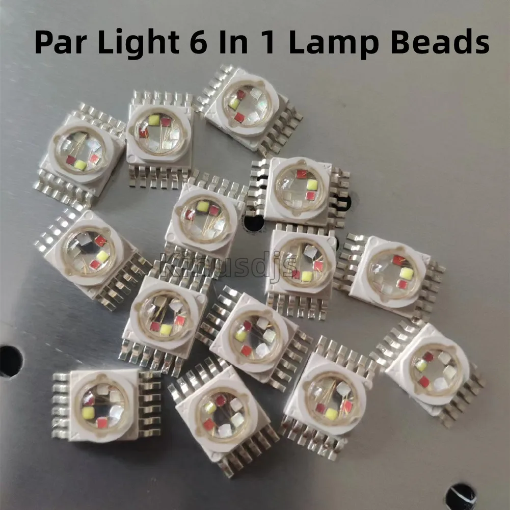 20 PCS 18W RGBWA UV 6-in-1 led chip par lights led Lamp beads 18w 6 color led light source