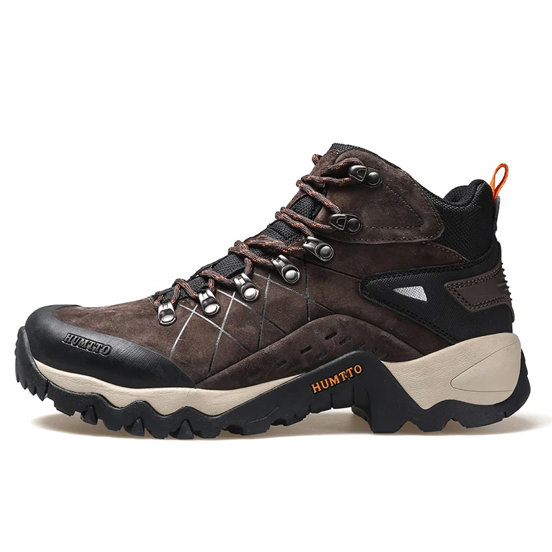 HUMTTO Hiking Shoes Men Outdoor Sport Sneakers Waterproof Leather Hunting boots Women Trekking Ankle Tactical Shoes Snow boots