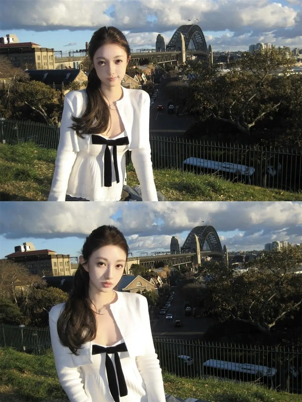 

Korean Sle Knot Knitted Crop Top And Long Sve Open Cardigan Women's Faion Set Autumn Winter Casual Wear