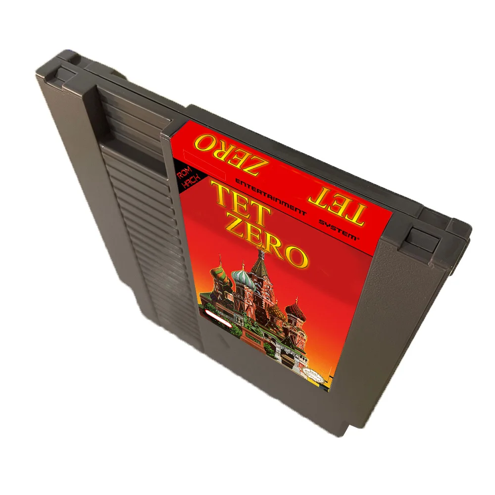 Tet Zero NES Rom Hack - 8 Bit 72Pins Game Card PAl/NTSC USA VERSION Game Cartridge لوحدة التحكم NES الكلاسيكية - اللغة الإنجليزية