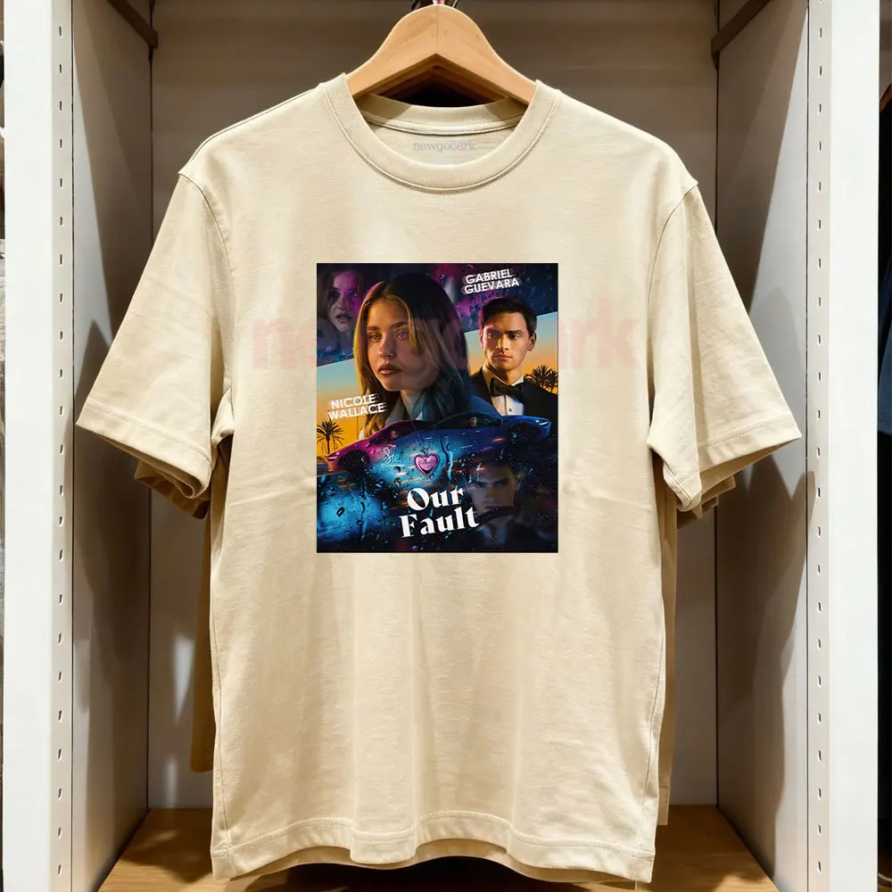 خطأنا كولبا ميا كولبا نوسترا اسبانيا قصة حب فيلم الجرافيك تي شيرت نوح موران نيك ليستر امرأة رجل زوجين القطن تي شيرت