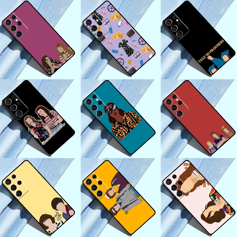 Millie Brown Eleven Soft Case For Samsung Galaxy S22 Ultra S8 S9 S10 S20 FE S21 Plus S10e Note 20 Ultra Cover