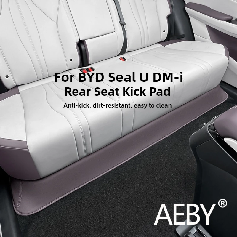 

AEBY For BYD Seal U DM-i 2020-2025 Rear Seat Kick Pad, Waterproof Anti-Scratch Protective Mat, Custom Fit Interior Accessories