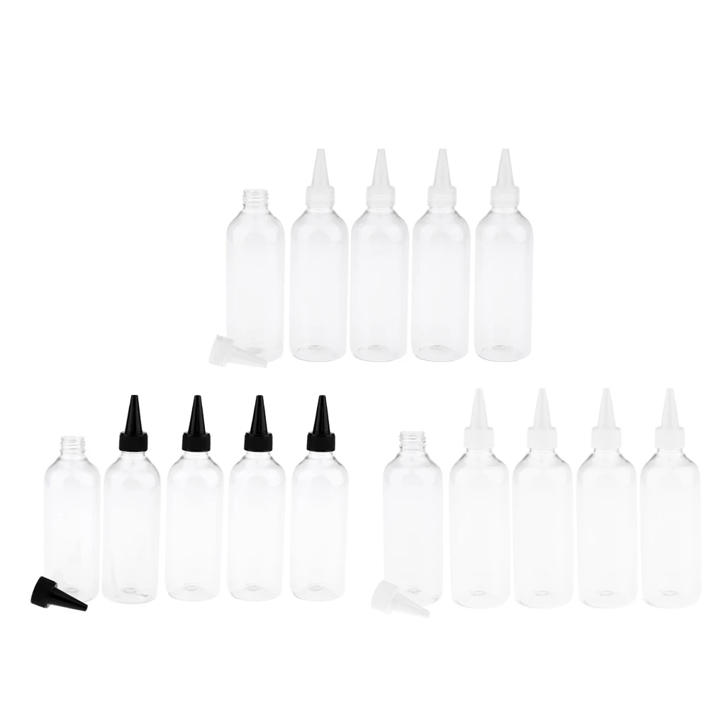 5x Empty Sub Bottle Refillable Cosmetic Jar Canning for Lotion Perfume