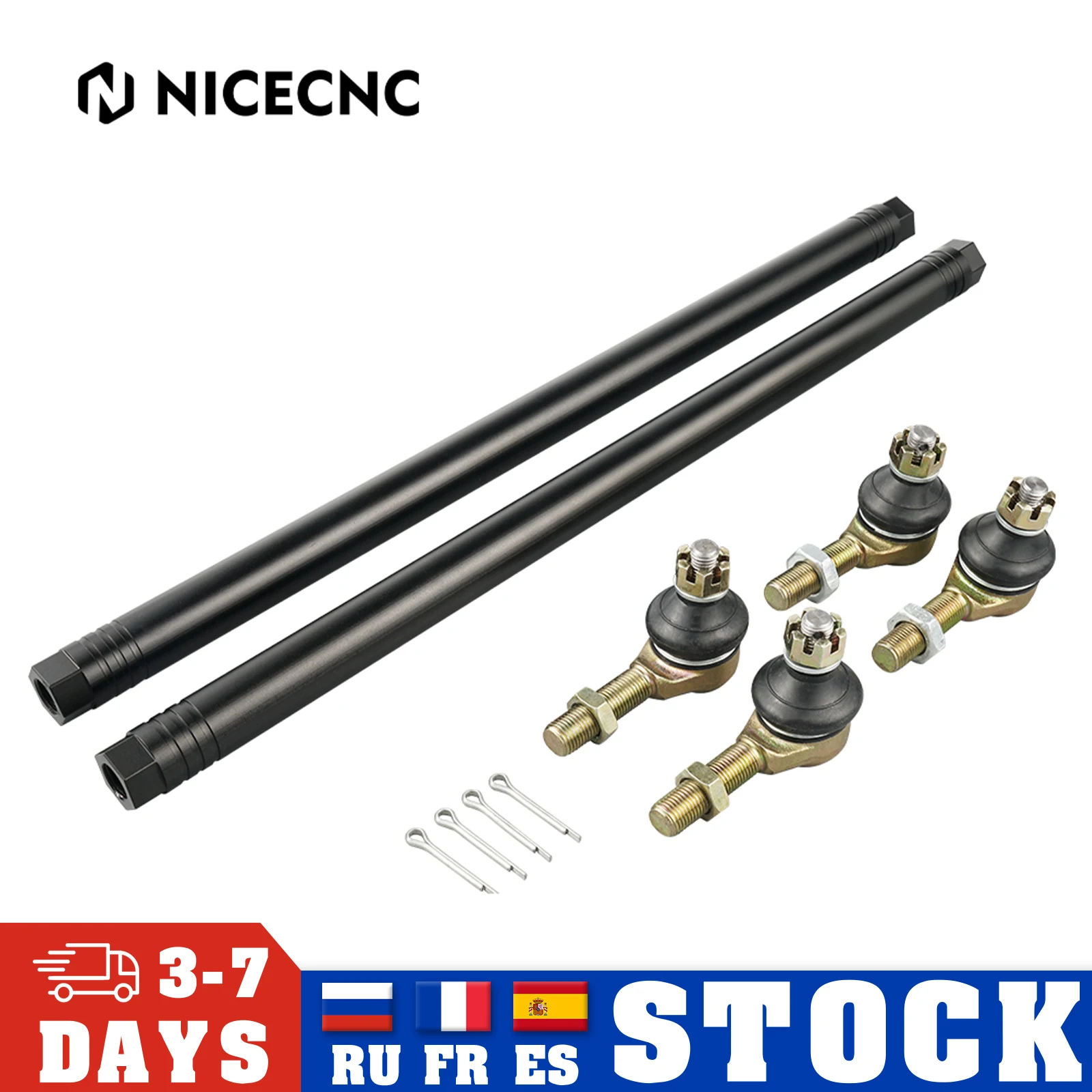 

NICECNC For Yamaha Raptor 700 2015-2022 700R YFZ450 R 2009 YFZ450X Steering Shaft Tie Rod Kit ATV Accessories