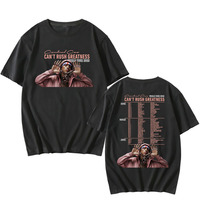 Cotton Tees Central Cee CAN'T RUSH GREATNESS World Tour 2025 Tshirts Short Sleeve Summer Unisex Streetwear Graphic Print T-shirt