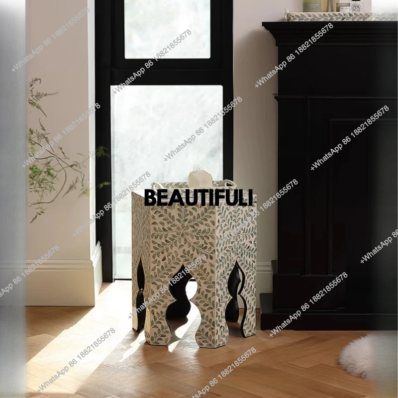 Modern Natural Shell Side Table Living Room Nordic Center Luxury Coffee Table Small Corner Mesa De Centro Sala Furniture