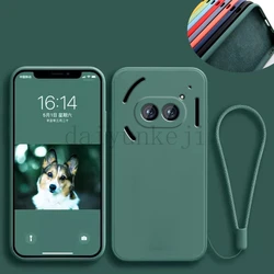 Liquid Silicone Case For Nothing Phone 2A Plus 3A Pro Phone Case Shockproof Protective Soft Cover with Screen Protector