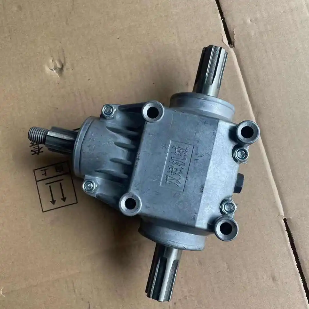 T/L Type 90 Degree Bevel Gearbox, Module 4 Arc Teeth, 1:1 Speed Ratio, Cross Reversing Gear Box  Mechanical Power Transmission