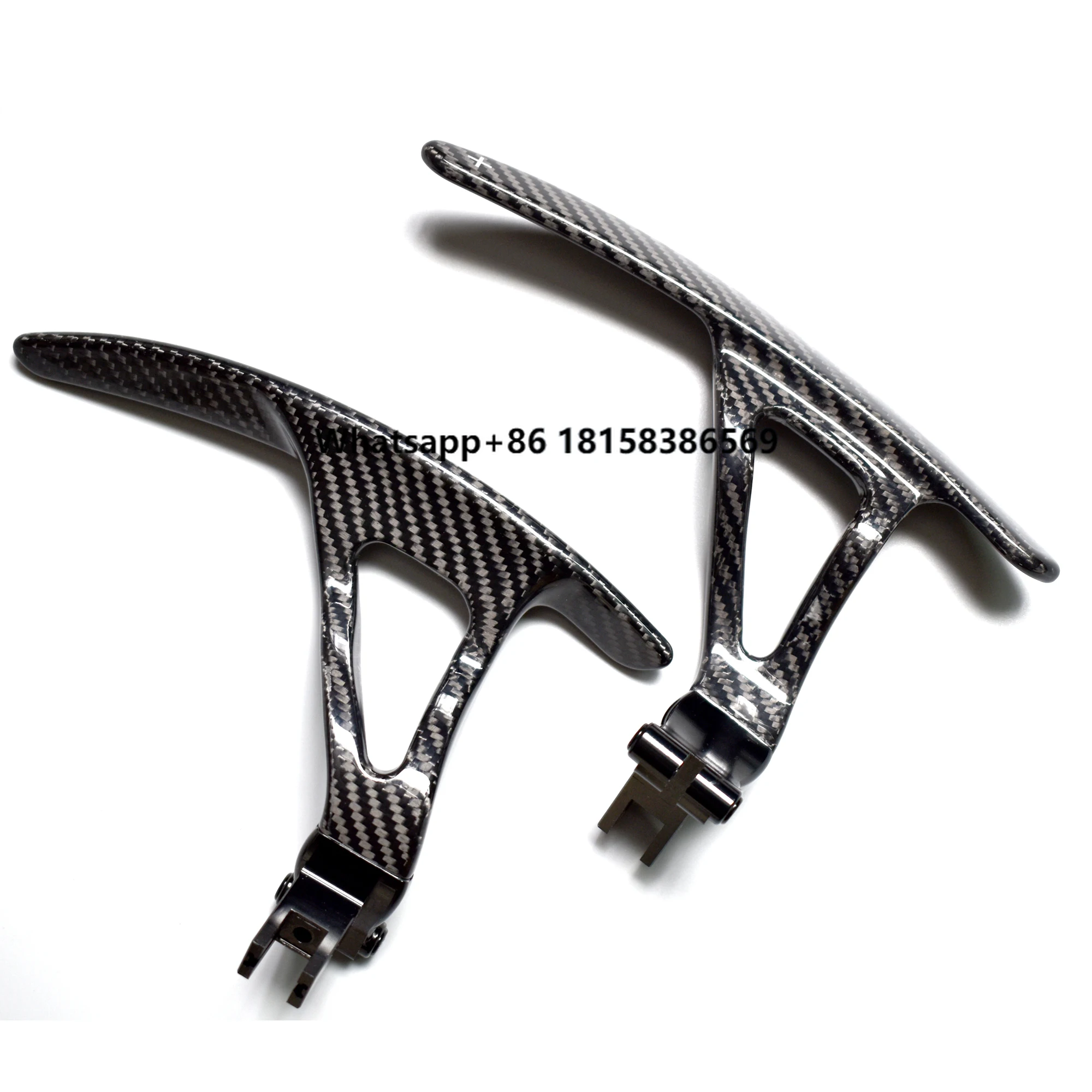 

Dry Carbon Fiber Paddle Shifter for 2008 2009 2010 2015 2016 GT-R R35 DBA EBA Steering Wheel Shift Paddles