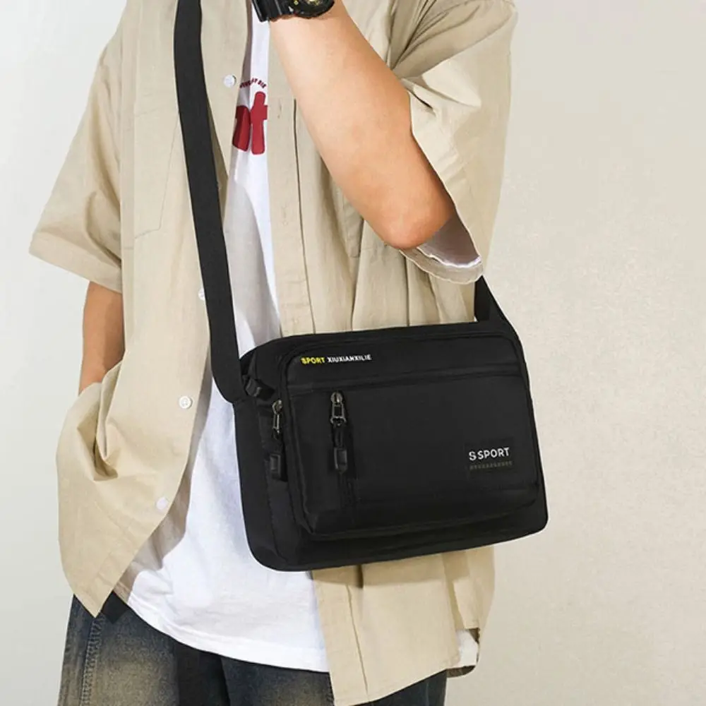 Men Messenger Bags Casual Multifunction Small Travel Bags Waterproof Style Shoulder Fashion  Women Crossbody Bags