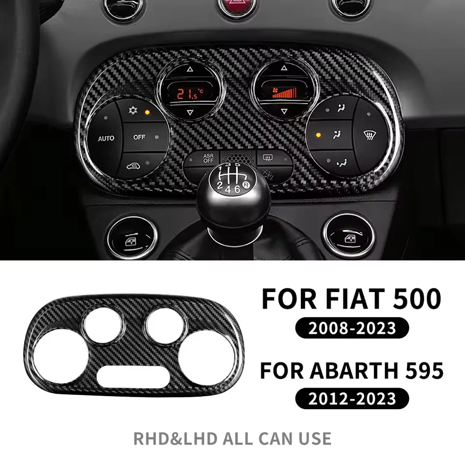 

Real Dry Carbon Fiber Cover For Abarth 595 2012-2017 Abarth 695 2017-2023 Fiat 2008-2023 Frame