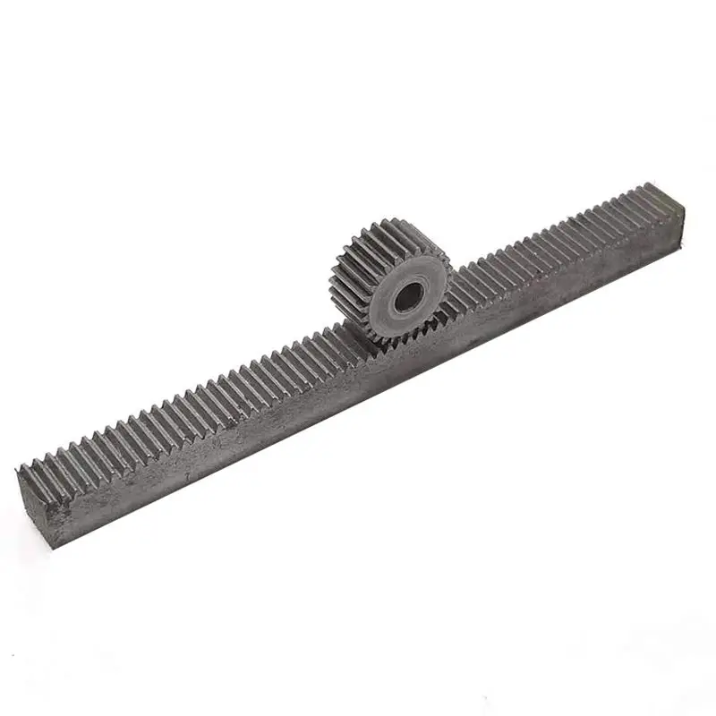 1pc 0.5 module rack, 45# steel metal gear rail bar, three sizes: 99mm/149mm/199mm, 8*8mm straight tooth linear drive gear rack