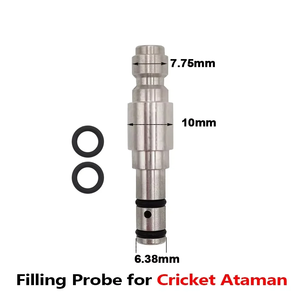 Stainless Steel Filling Probe Quick Charging Adapter Valve 8mm Fill Nipple